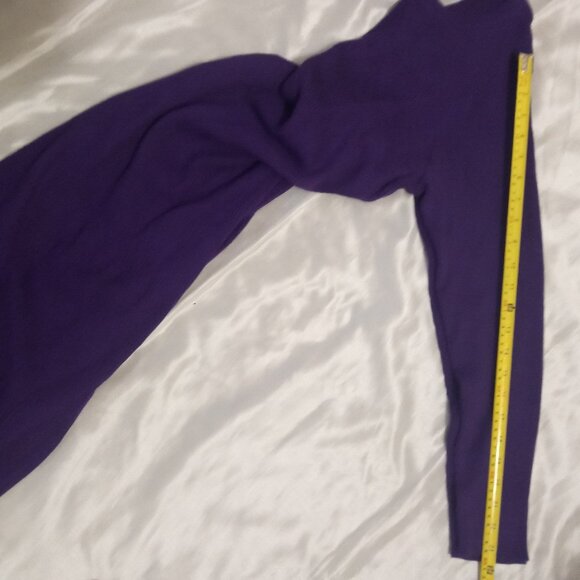 Woman Within long sleeves purple dress size18/20 L rayon - Picture 7 of 10